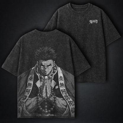 Demon Slayer Gyomei Prayer Washed T-Shirt
